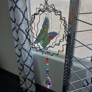 Wind spinner butterfly